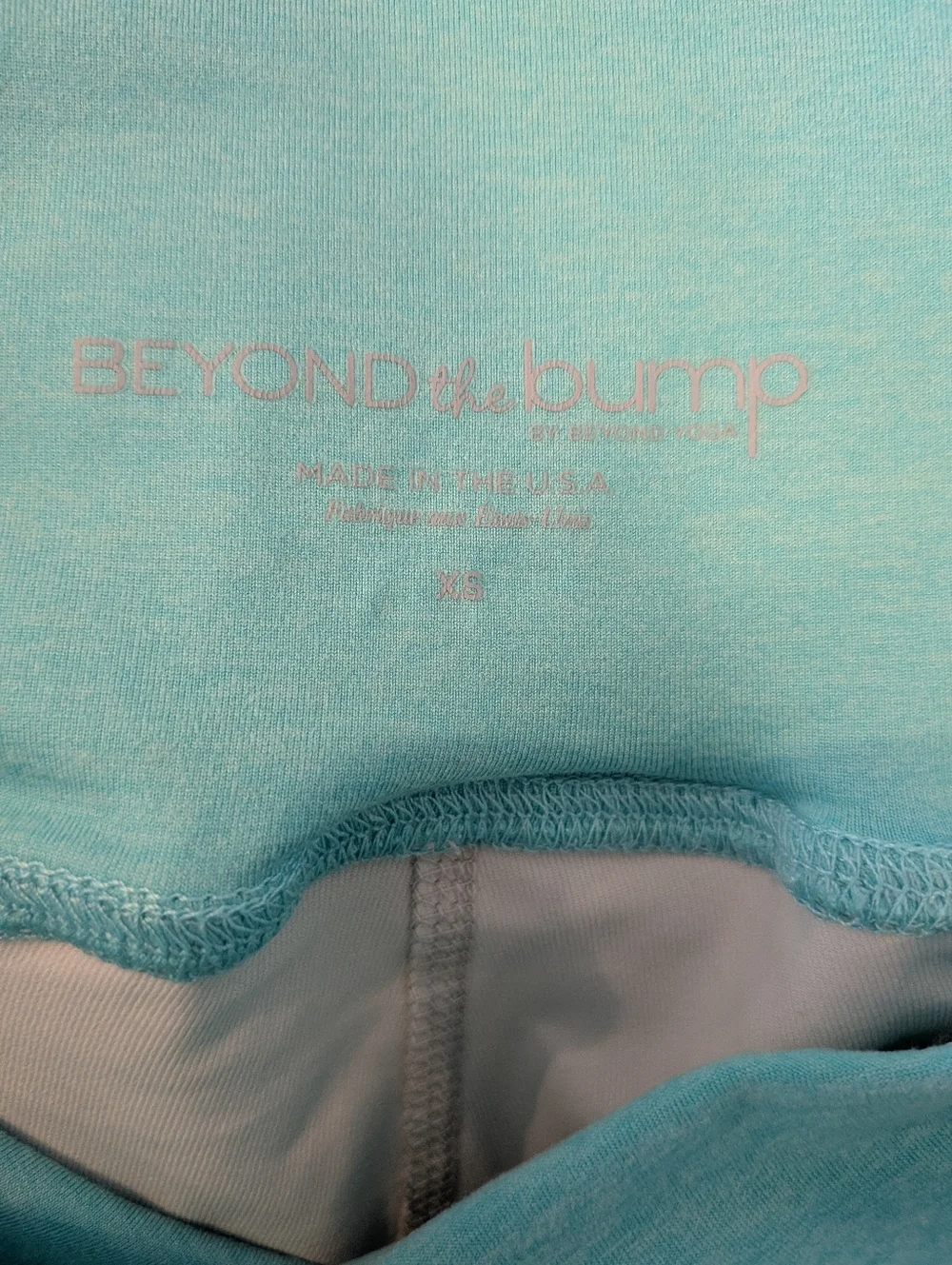 Beyond The Bump Maternity Spacedye Hot Shot Circle Skort Aquamarine Size XS NWT